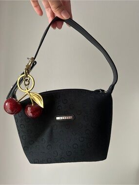 GUESS Black Mini Top-Handle Bag